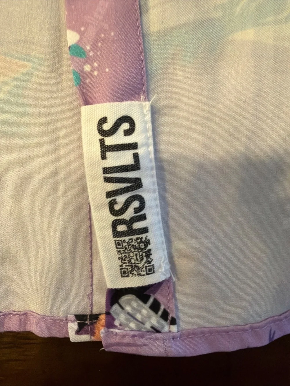 RSVLTS Shredder Shreds TMNT Lavender Shirt Size Medium KUNUFLEX Turtles